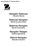 Navigator XT instruction